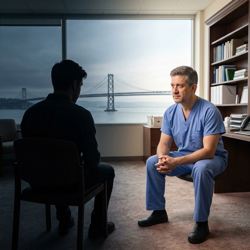 Clinical consultation setting representing the treatment bridge